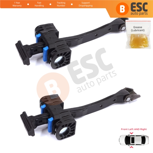 2 Pieces Front Door Stop Check Assy Limiter Strap for Audi A5 S5 8T B8 Sportback 8TA 2007-2017 8T8837249C