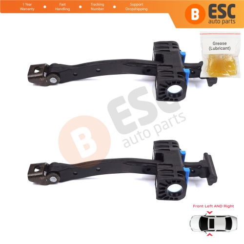 2 Pieces Front Door Stop Check Assy Limiter Strap for Audi A5 S5 8T B8 Sportback 8TA 2007-2017 8T8837249C