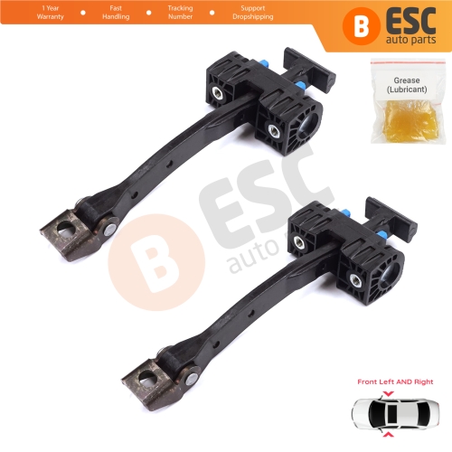 2 Pieces Front Door Stop Check Assy Limiter Strap for Audi A5 S5 8T B8 Sportback 8TA 2007-2017 8T8837249C
