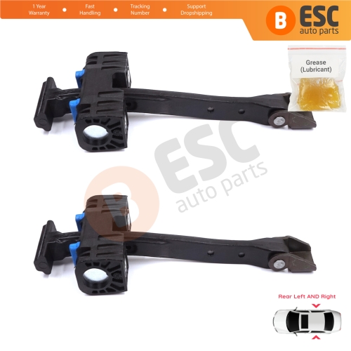 2 Pieces Rear Door Stop Check Assy Limiter Strap for Audi A5 S5 8T B8 Sportback 8TA 2007-2017 8T8839249C