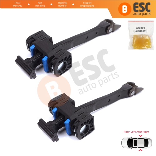 2 Pieces Rear Door Stop Check Assy Limiter Strap for Audi A5 S5 8T B8 Sportback 8TA 2007-2017 8T8839249C