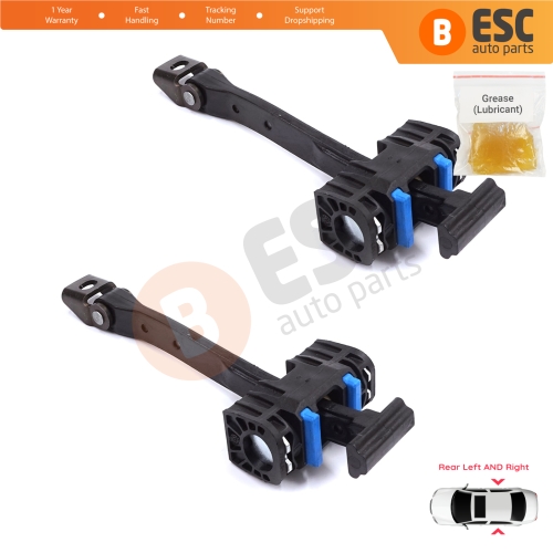 2 Pieces Rear Door Stop Check Assy Limiter Strap for Audi A5 S5 8T B8 Sportback 8TA 2007-2017 8T8839249C