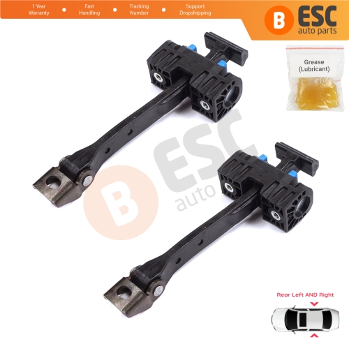 2 Pieces Rear Door Stop Check Assy Limiter Strap for Audi A5 S5 8T B8 Sportback 8TA 2007-2017 8T8839249C