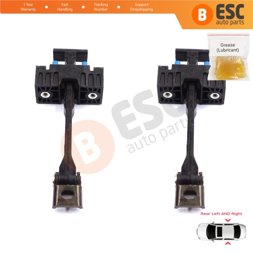 2 Pieces Rear Door Stop Check Assy Limiter Strap for Audi A5 S5 8T B8 Sportback 8TA 2007-2017 8T8839249C