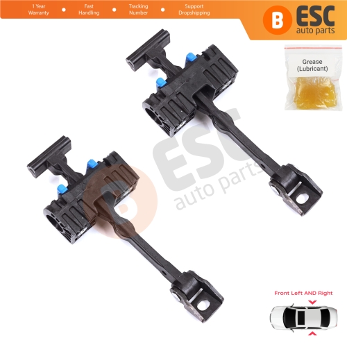 2 Pieces Front Door Stop Check Assy Limiter Strap for Audi A5 S5 B8 Coupe Convertible 8T3 8F7 2007-2017 8T0837203A
