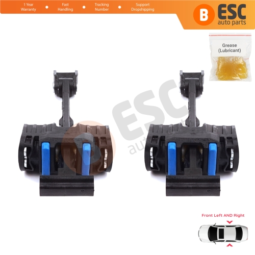 2 Pieces Front Door Stop Check Assy Limiter Strap for Audi A5 S5 B8 Coupe Convertible 8T3 8F7 2007-2017 8T0837203A