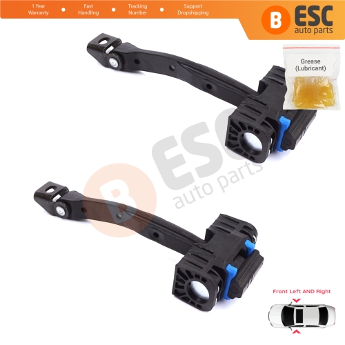 2 Pieces Front Door Stop Check Assy Limiter Strap for Audi A6 S6 RS6 C7 4G 2010-2018 4G0837249C