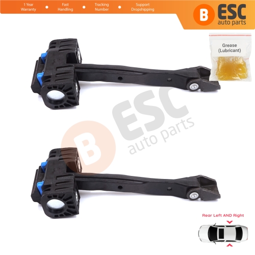 2 Pieces Rear Door Stop Check Assy Limiter Strap for Audi A6 S6 RS6 C7 4G 2010-2018 4G0839249B