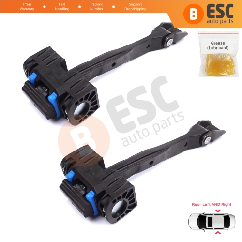 2 Pieces Rear Door Stop Check Assy Limiter Strap for Audi A6 S6 RS6 C7 4G 2010-2018 4G0839249B