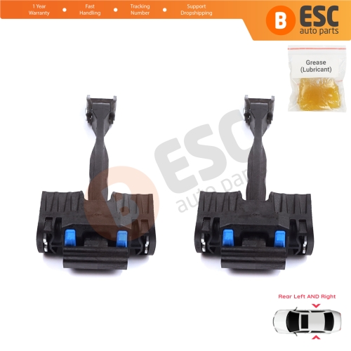2 Pieces Rear Door Stop Check Assy Limiter Strap for Audi A6 S6 RS6 C7 4G 2010-2018 4G0839249B