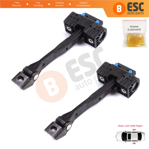 2 Pieces Rear Door Stop Check Assy Limiter Strap for Audi A6 S6 RS6 C7 4G 2010-2018 4G0839249B