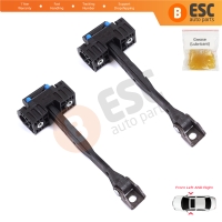 2 Pieces Front Door Stop Check Assy Limiter Strap for Audi Q2 SQ2 GAB GAG 2016-On 81A837249