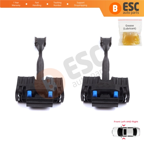 2 Pieces Front Door Stop Check Assy Limiter Strap for Audi Q2 SQ2 GAB GAG 2016-On 81A837249