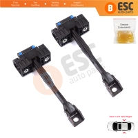 2 Pieces Rear Door Stop Check Assy Limiter Strap for Audi Q2 SQ2 GAB GAG 2016-On 81A839249