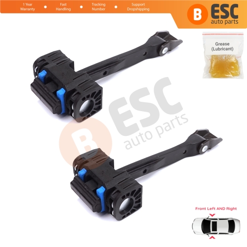 2 Pieces Front Door Stop Check Assy Limiter Strap for Audi Q3 RS MK1 8U 8UB 8UG 2011-2018 8U0837249C