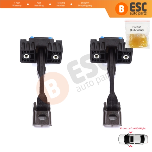 2 Pieces Front Door Stop Check Assy Limiter Strap for Audi Q3 RS MK1 8U 8UB 8UG 2011-2018 8U0837249C
