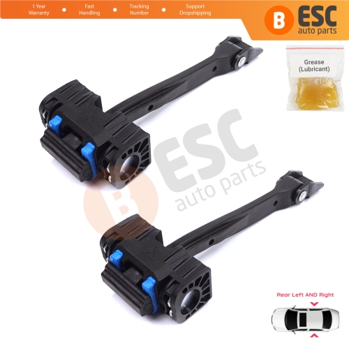 2 Pieces Rear Door Stop Check Assy Limiter Strap for Audi Q3 RS MK1 8U 8UB 8UG 2011-2018 8U0839249D