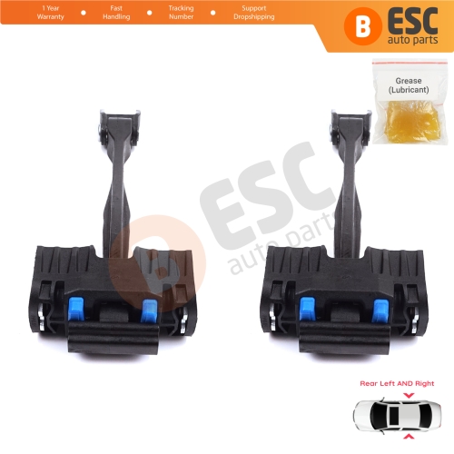 2 Pieces Rear Door Stop Check Assy Limiter Strap for Audi Q3 RS MK1 8U 8UB 8UG 2011-2018 8U0839249D