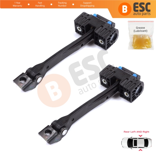 2 Pieces Rear Door Stop Check Assy Limiter Strap for Audi Q3 RS MK1 8U 8UB 8UG 2011-2018 8U0839249D