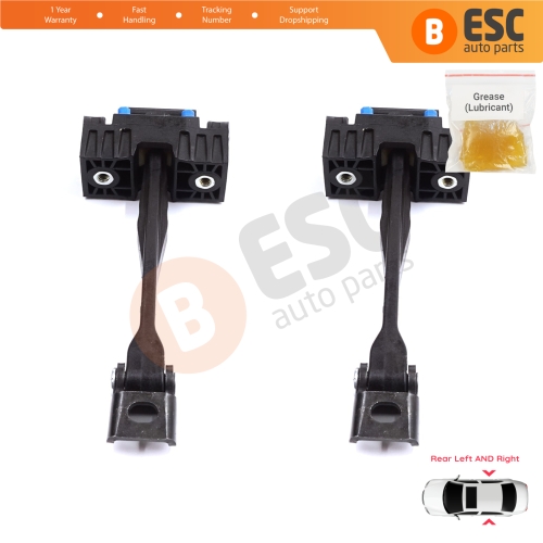 2 Pieces Rear Door Stop Check Assy Limiter Strap for Audi Q3 RS MK1 8U 8UB 8UG 2011-2018 8U0839249D