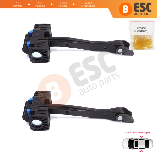2 Pieces Rear Door Stop Check Assy Limiter Strap for Audi Q5 SQ5 8R 8RB 2008-2018 Porsche Macan 95B 2014-2019 8R0839249F