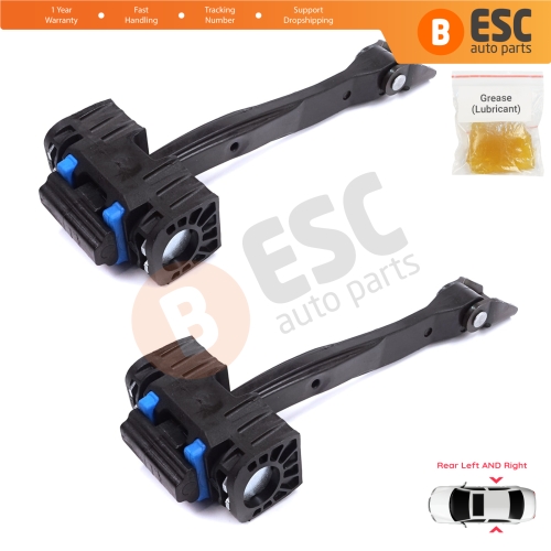 2 Pieces Rear Door Stop Check Assy Limiter Strap for Audi Q5 SQ5 8R 8RB 2008-2018 Porsche Macan 95B 2014-2019 8R0839249F