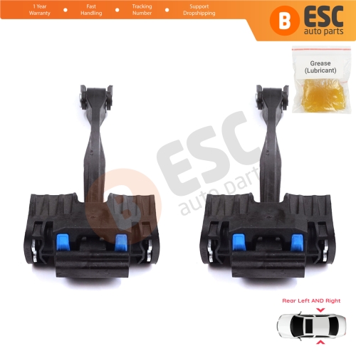 2 Pieces Rear Door Stop Check Assy Limiter Strap for Audi Q5 SQ5 8R 8RB 2008-2018 Porsche Macan 95B 2014-2019 8R0839249F