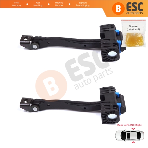 2 Pieces Rear Door Stop Check Assy Limiter Strap for Audi Q5 SQ5 8R 8RB 2008-2018 Porsche Macan 95B 2014-2019 8R0839249F