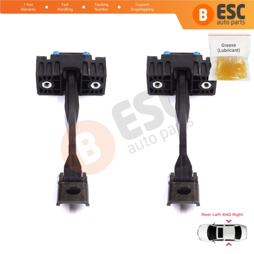 2 Pieces Rear Door Stop Check Assy Limiter Strap for Audi Q5 SQ5 8R 8RB 2008-2018 Porsche Macan 95B 2014-2019 8R0839249F
