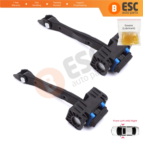 2 Pieces Front Door Stop Check Assy Limiter Strap for Audi Q7 SQ7 MK2 II 4M 2015-On 4M0837249