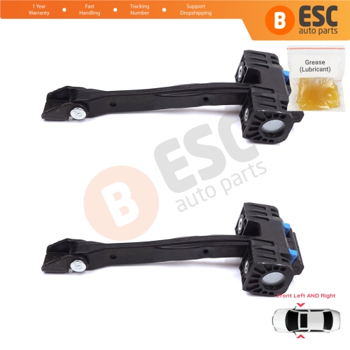 2 Pieces Front Door Stop Check Assy Limiter Strap for Audi Q7 SQ7 MK2 II 4M 2015-On 4M0837249