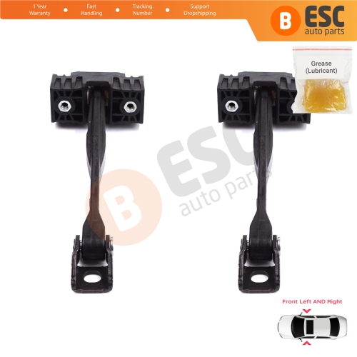 2 Pieces Front Door Stop Check Assy Limiter Strap for Audi Q7 SQ7 MK2 II 4M 2015-On 4M0837249