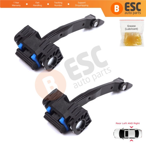 2 Pieces Rear Door Stop Check Assy Limiter Strap for Audi Q7 SQ7 MK2 II 4M 2015-On 4M083924