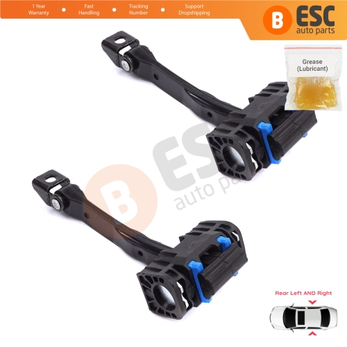 2 Pieces Rear Door Stop Check Assy Limiter Strap for Audi Q7 SQ7 MK2 II 4M 2015-On 4M083924