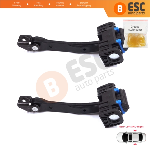 2 Pieces Rear Door Stop Check Assy Limiter Strap for Audi Q7 SQ7 MK2 II 4M 2015-On 4M083924