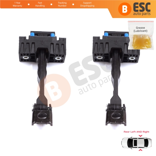 2 Pieces Rear Door Stop Check Assy Limiter Strap for Audi Q7 SQ7 MK2 II 4M 2015-On 4M083924