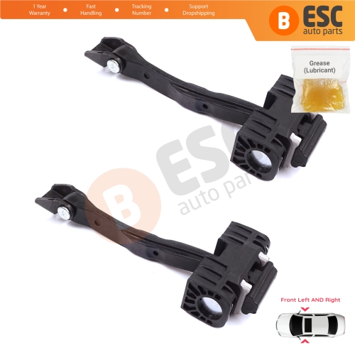 2 Pieces Front Door Stop Check Assy Limiter Strap for Audi A5 S5 RS5 MK2 II B9 F5 2016-2024 8W6837249