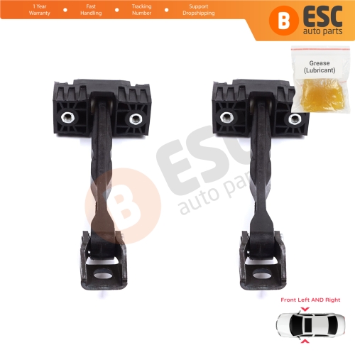 2 Pieces Front Door Stop Check Assy Limiter Strap for Audi A5 S5 RS5 MK2 II B9 F5 2016-2024 8W6837249