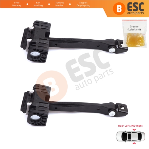 2 Pieces Rear Door Stop Check Assy Limiter Strap for Audi A5 S5 RS5 MK2 II B9 F5 2016-2024 8W8839249