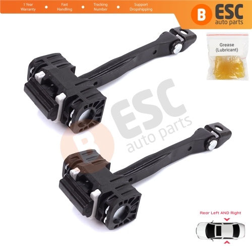 2 Pieces Rear Door Stop Check Assy Limiter Strap for Audi A5 S5 RS5 MK2 II B9 F5 2016-2024 8W8839249