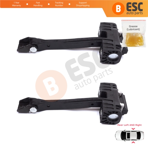 2 Pieces Rear Door Stop Check Assy Limiter Strap for Audi A5 S5 RS5 MK2 II B9 F5 2016-2024 8W8839249