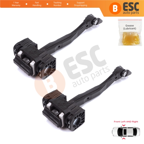 2 Pieces Front Door Stop Check Assy Limiter Strap for Audi Q5 SQ5 MK2 II FY 80A 2016-2025 80A837249