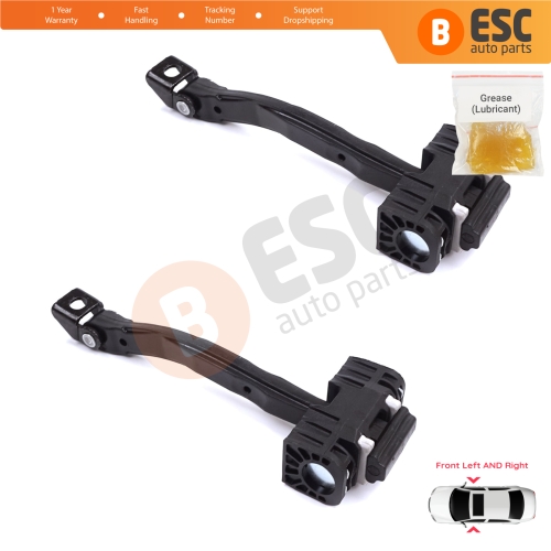 2 Pieces Front Door Stop Check Assy Limiter Strap for Audi Q5 SQ5 MK2 II FY 80A 2016-2025 80A837249