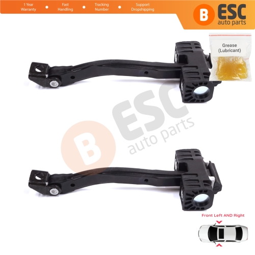2 Pieces Front Door Stop Check Assy Limiter Strap for Audi Q5 SQ5 MK2 II FY 80A 2016-2025 80A837249