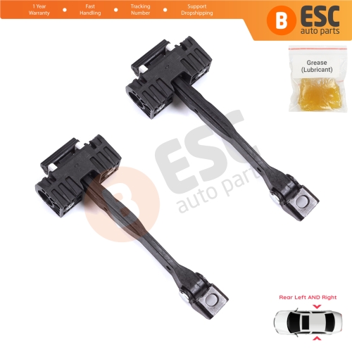 2 Pieces Rear Door Stop Check Assy Limiter Strap for Audi Q5 SQ5 MK2 II FY 80A 2016-2025 80A839249