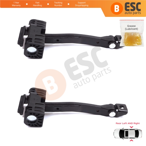 2 Pieces Rear Door Stop Check Assy Limiter Strap for Audi Q5 SQ5 MK2 II FY 80A 2016-2025 80A839249