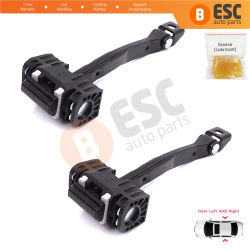 2 Pieces Rear Door Stop Check Assy Limiter Strap for Audi Q5 SQ5 MK2 II FY 80A 2016-2025 80A839249