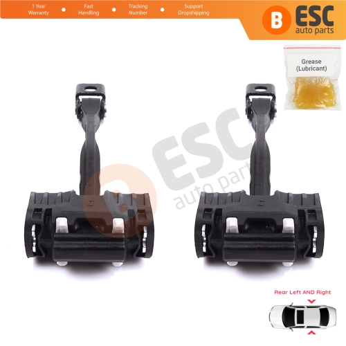 2 Pieces Rear Door Stop Check Assy Limiter Strap for Audi Q5 SQ5 MK2 II FY 80A 2016-2025 80A839249