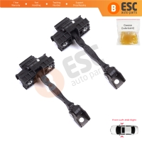2 Pieces Front Door Stop Check Assy Limiter Strap for Seat Toledo MK4 KG Skoda Rapid 2012-2019 5JA837249E