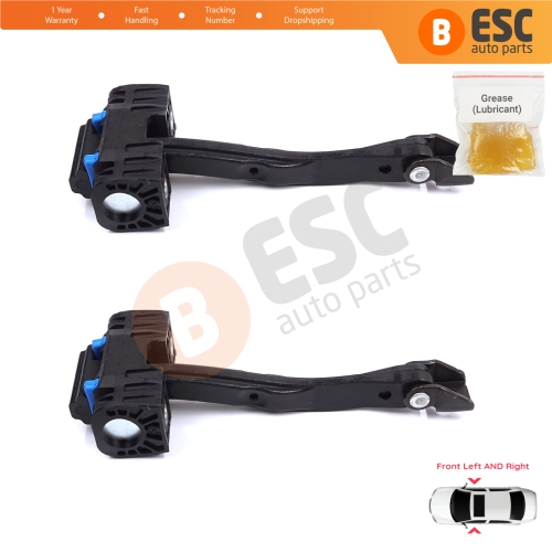 2 Pieces Front Door Stop Check Assy Limiter Strap for Seat Leon MK3 5F ST 5F1 5F8 2012-2020 5F4837203A